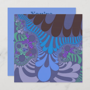 Convite Cornflower Blue Mod