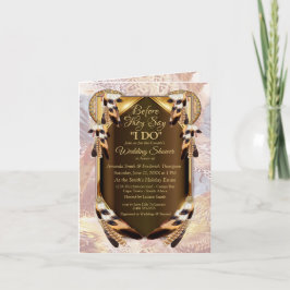 Convite Cornflower Blues no Chá de Casal de Aquarela