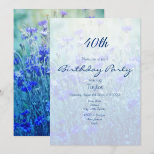 Convite Cornflowers