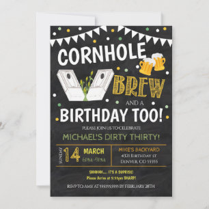 Convite Cornhole Birthday