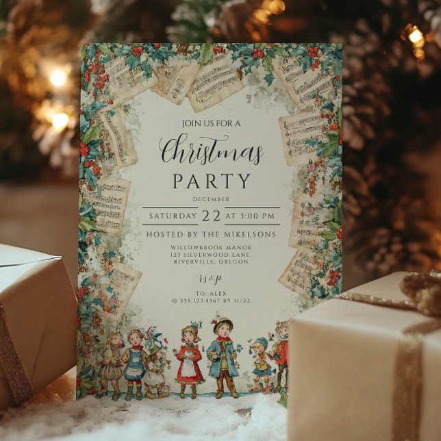 Convite Coro Vitoriano Feliz Natal (Criador carregado)