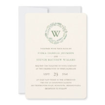 Coroa de casamento com greenery em aquarela elegan