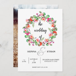 Convite Coroa de flores para todas as ocasiões