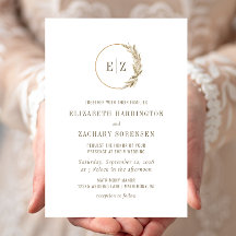 Coroa de Grama Pampas Boho Monograma Casamento Beg