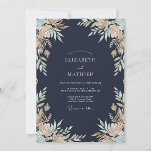 Convite Coroa de Noite de Ouro Casamento