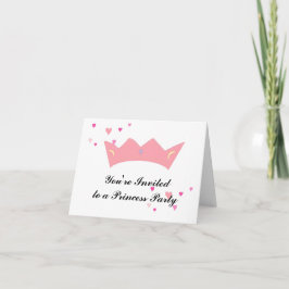 Convite Coroa de Princesa