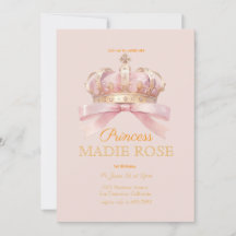 Coroa de Princesa Rosa Aniversário de Conto de Fad