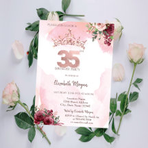 Coroa de Rosas com Purpurina Dourado Rosa para Ani
