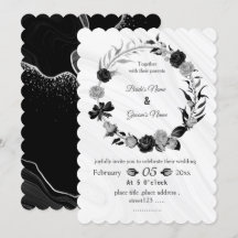 coroa floral de casamento em cinza prata e preto