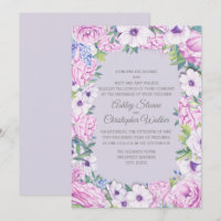 Coroa Floral de Ranúnculo Roxo Anemone Casamento