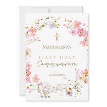 coroa floral Primeira Comunhão