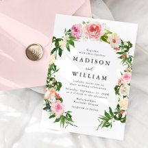 Coroa Floral Rosa Suave Casamento