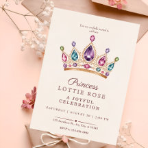 Coroa Princesa Ouro Rosa Celebração Conto de Fadas