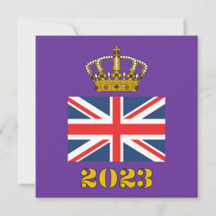 Convite Coroação do Rei Charles III 2023 Reino Unido Coroa