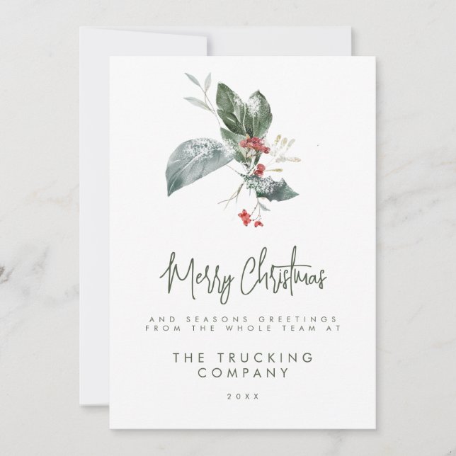 Convite Corporate Holiday Cards (Frente)