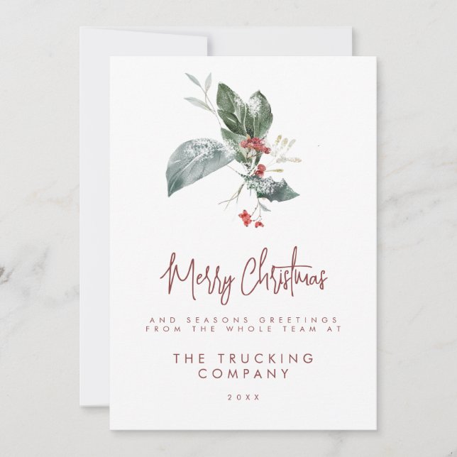 Convite Corporate Holiday Cards (Frente)