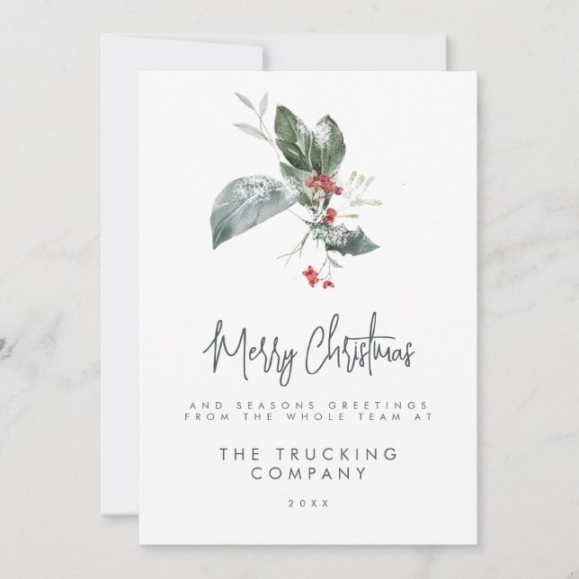Convite Corporate Holiday Cards (Frente)