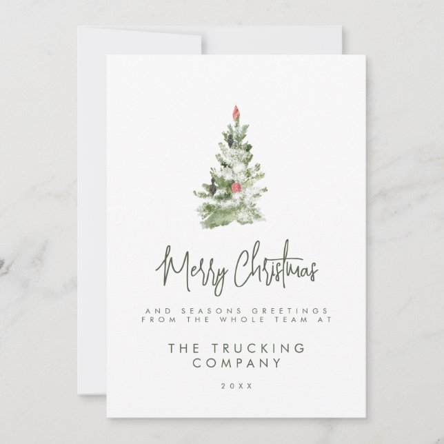 Convite Corporate Holiday Cards (Frente)