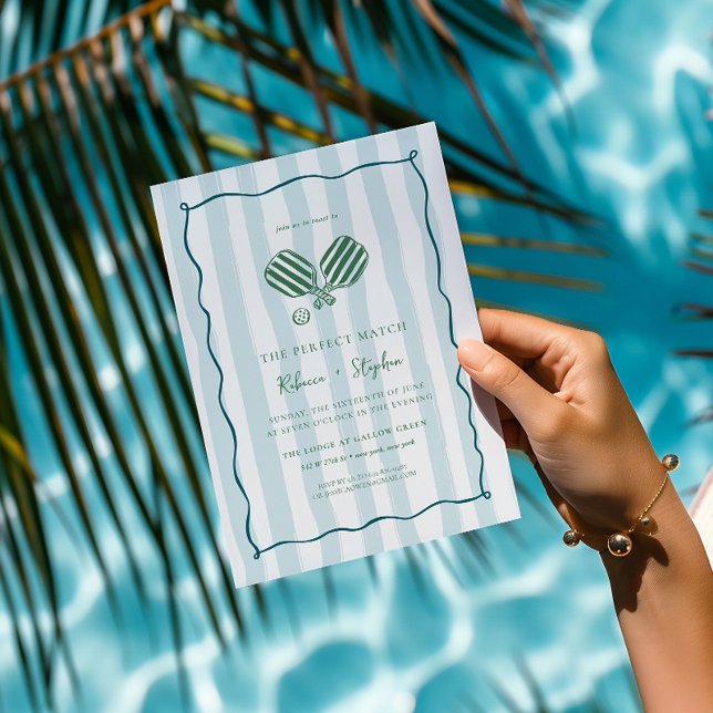 Convite Correspondência perfeita | Noivado do Clube de Cam (Criador carregado)