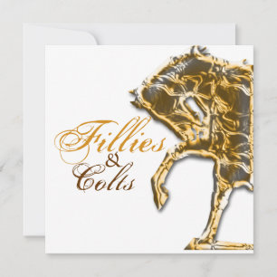 Convite Corrida de eventos de festas de cavalos