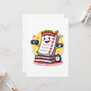 Convite Corrigir Trabalhos É Meu Cardio presente para prof