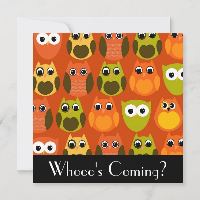 Convite Coruja (Frente)