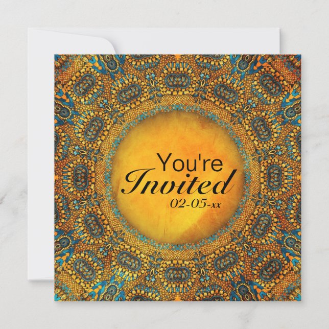 Convite Corujas Egípcias (Frente)