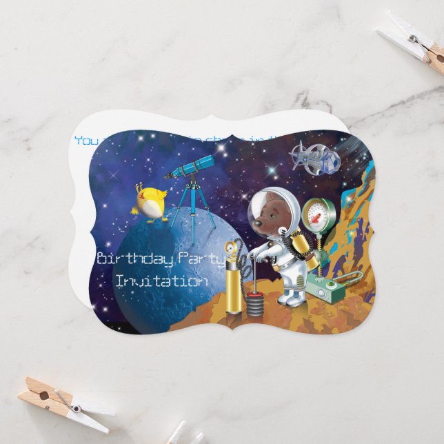 Convite cosmos (Frente/Verso In Situ)