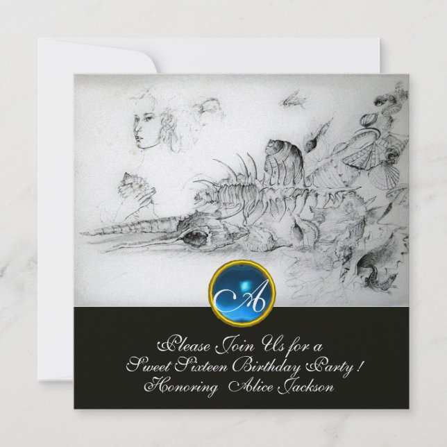 Convite COSTELOS DOCE 16 PARTIDOS Monograma (Frente)