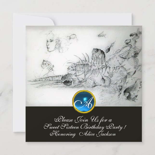 Convite COSTELOS DOCE 16 PARTIDOS Monograma (Frente)