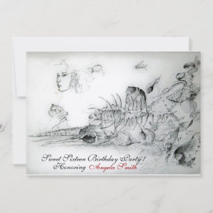 Convite COSTELOS DOCES SEIS PARTES,Ruby Monograma