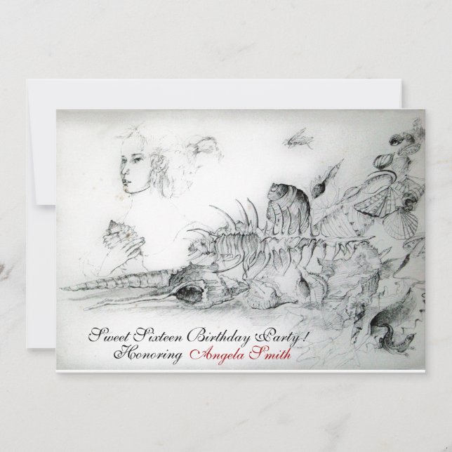 Convite COSTELOS DOCES SEIS PARTIDOS,Ruby Monograma Branco (Frente)