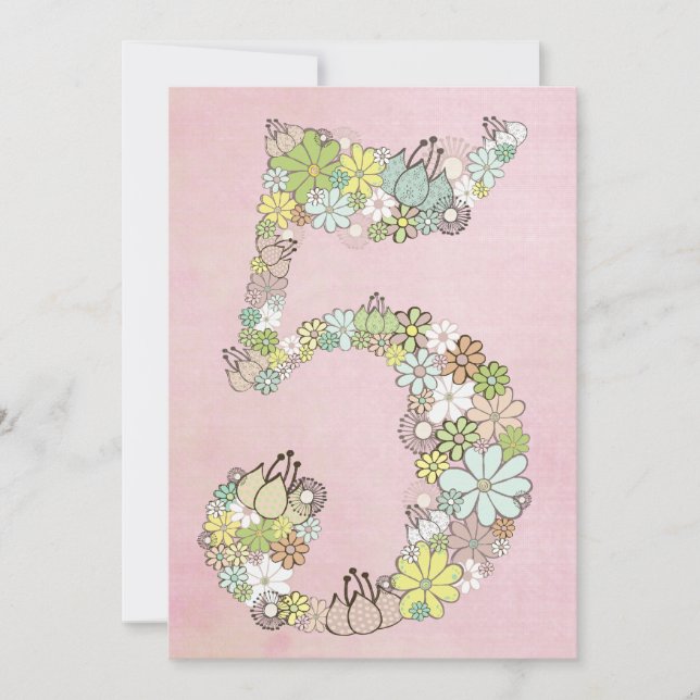 Convite Costume da festa de aniversário das meninas o 5o (Frente)