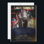 Convite Costume de Aniversário do Kid Karaoke<br><div class="desc">Convidado legal do karaoke. Personalizável!</div>