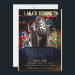 Convite Costume de Aniversário do Kid Karaoke<br><div class="desc">Convidado legal do karaoke. Personalizável!</div>