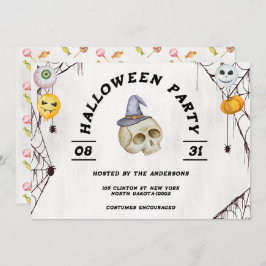 Convite Costume de Halloween