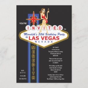 Convite Costume - Meredith 50th