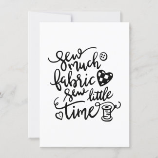 Convite costura | Pouco Tecido Pouco Tempo