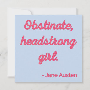 Convite Cota de Orgulho e Preconceito II - Estilo Bonito