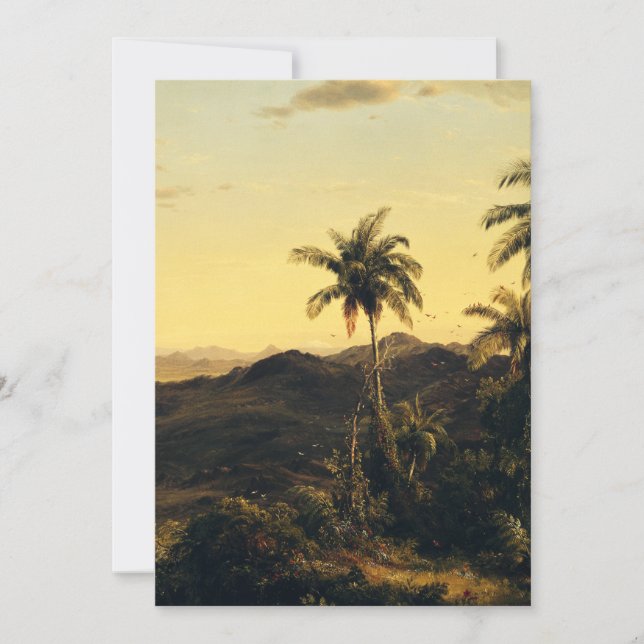 Convite Cotopaxi dos Andes por Frederic Edwin Ch (Frente)