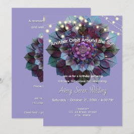 Convite Council of Leaves | Mandala Art P&B