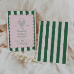 Convite Country Club Court Side Racquet Tennis Birthday<br><div class="desc">Serve up a stylish celebration with our Courtside Tennis Birthday Invitation,  inspired by classic country club aesthetics and simple tennis charm. This design is perfect for tennis lovers of any age,  from kids’ birthdays to milestone celebrations,  bachelorettes and so much more.</div>