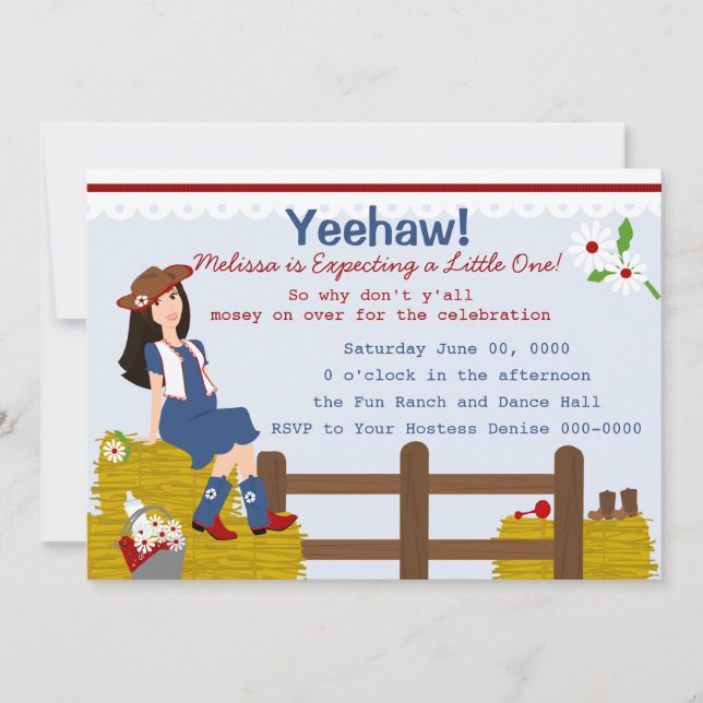 Convite Country Mama (Frente)