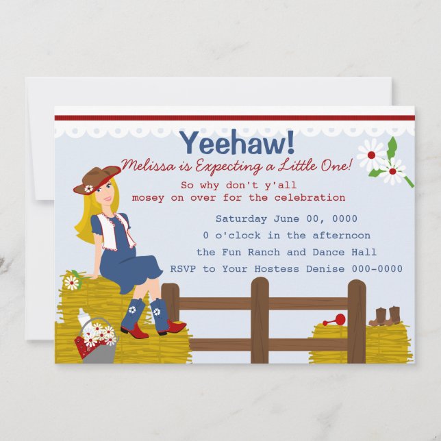 Convite Country Mama (Frente)