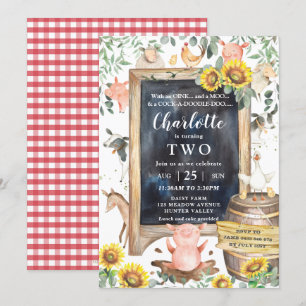 Convite Covinicultura de girassol Aves de capoeira Anivers