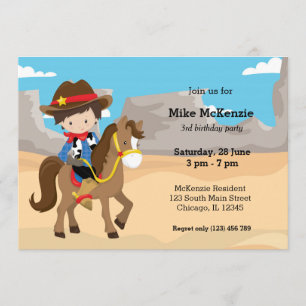 Convite Cowboy