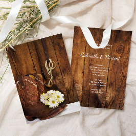 Convite Cowboy Boots Daisie Horse Bit Festa de noivado