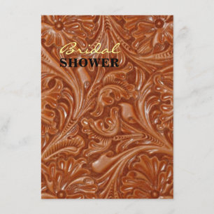 Convite cowboy estandardizado do país ocidental com ferram