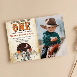 Convite Cowboy Rodeo primeiro aniversario Como O Ocidente 