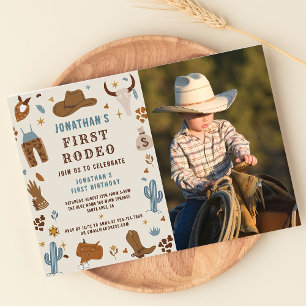 Convite Cowboy Western Rodeo Wild West Birthday